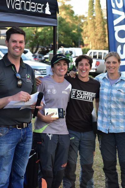 QLD Climbing Competition_1 Jess Hamer taking the Award